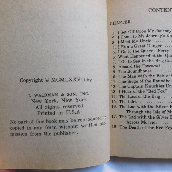 Kidnapped by Robert Louis Stevenson Vintage Book - Picture 6 of 11